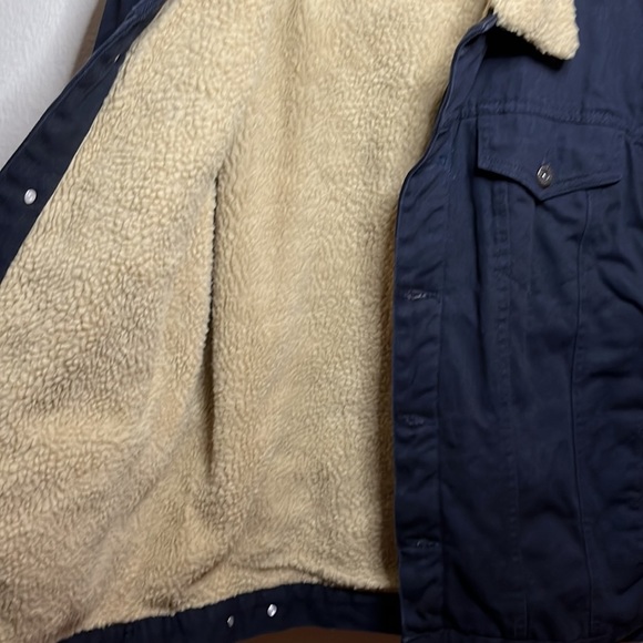 Ring of fire denim Sherpa jacket - Picture 4 of 6